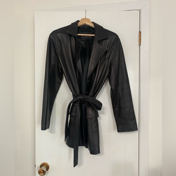 Vintage Wilson’s Leather Trench Coat - Picture 1 of 7